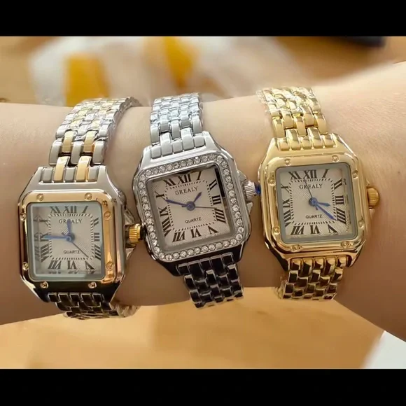 Elegant Gold and Silver Women\'s Watch Set Elegant Women main image 4